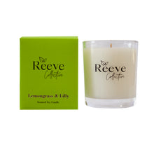 Load image into Gallery viewer, Lemongrass &amp; Lilly Scented Soy Candles
